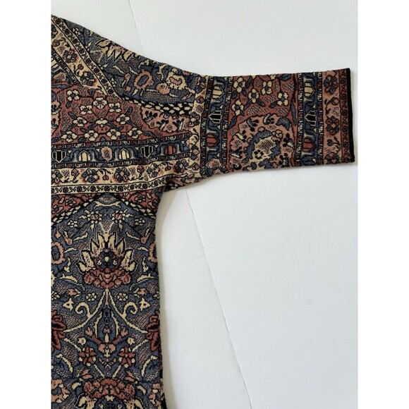 Peruvian Connection Boho Tapestry Kimono Jacket S | 100% Pima Cotton - Picture 14 of 15